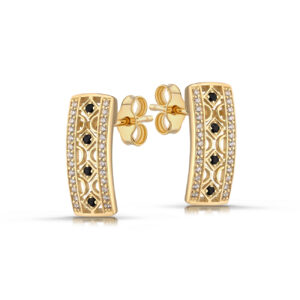 Złote Kolczyki z Cyrkoniami